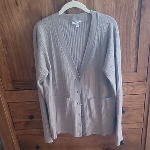 Splendid Cable Knit Cardigan Sweater